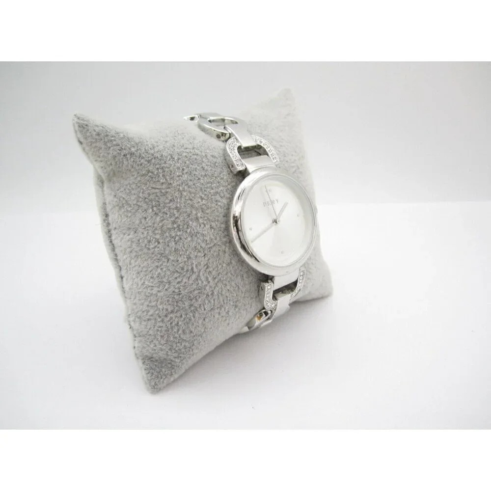 Women DKNY Quartz WR Analog 29mm Dial Round Watch (G701) 